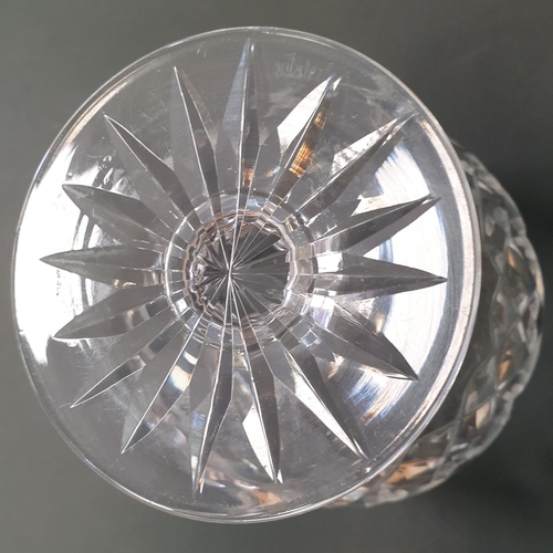 40 - Waterford Crystal Decanter (Height 33cm) and Five Brandy Glasses