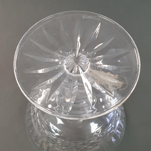 46 - Set of Five Waterford Crystal Champagne Coup Glasses, Height 11.5cm
