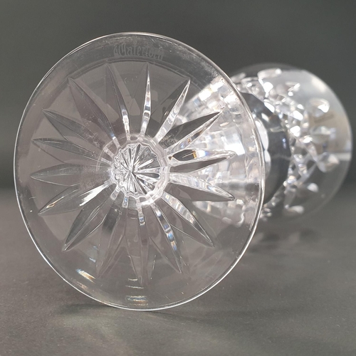 53 - Set of Six Waterford Crystal Lismore Claret Glasses, Height 14.5cm