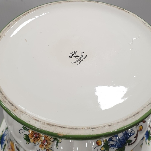 70 - Porcelain Jardiniere on Pedestal, Height 94cm