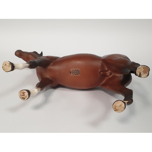 35 - Beswick Porcelain Horse Figure, Height 20cm