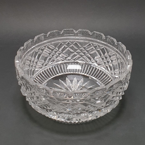 38 - Pair of Waterford Crystal Bowls, H:9 x D:20cm