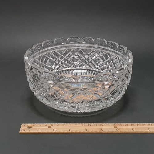 38 - Pair of Waterford Crystal Bowls, H:9 x D:20cm