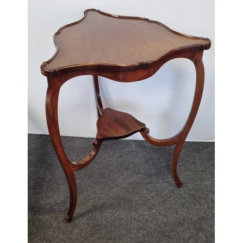 7 - Mahogany Occasional Table Top 51cm x 51cm x H: 71cm