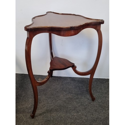 7 - Mahogany Occasional Table Top 51cm x 51cm x H: 71cm