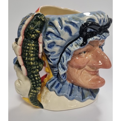 36 - Limited Edition 348/2500 International Collectors Club Royal Doulton Punch and Judy Toby Jug, H: 18c... 