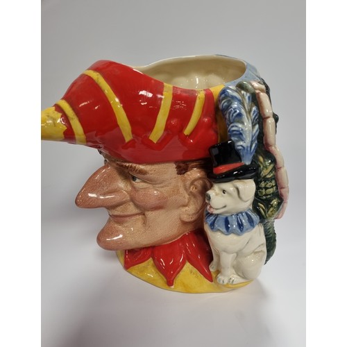 36 - Limited Edition 348/2500 International Collectors Club Royal Doulton Punch and Judy Toby Jug, H: 18c... 