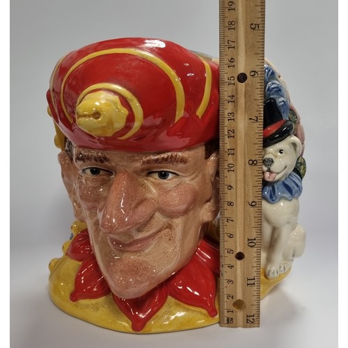 36 - Limited Edition 348/2500 International Collectors Club Royal Doulton Punch and Judy Toby Jug, H: 18c... 