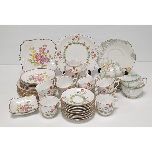 138 - Three Part Tea Sets including Royal Standard 