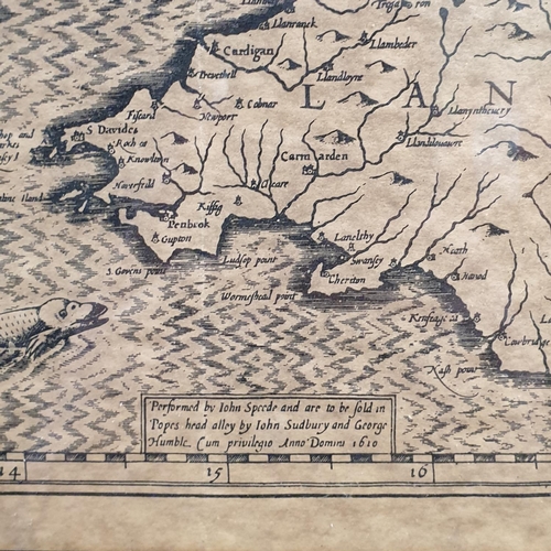 16 - Framed Copy of Map of 