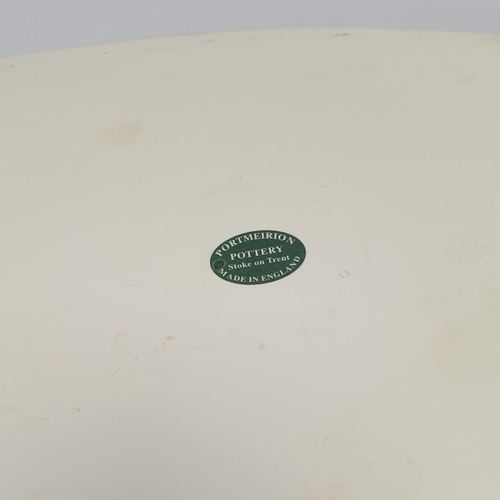 39 - Portmeirion Casserole Dishes (Large Casserole 7x37x24cm, Pair 6x20x9cm) and Serving Spoon