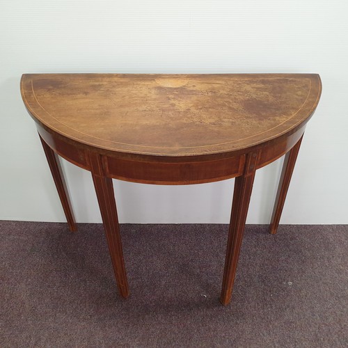 150 - Half Moon Hall Table