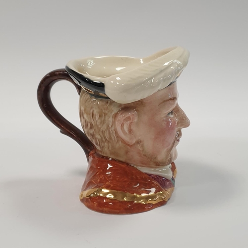 314 - Sylvac Staffordshire Toby Jug - Henry VIII. Height 10cm