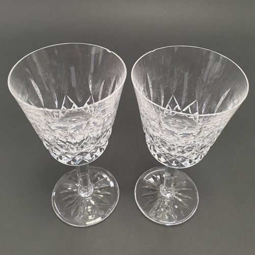 327 - Collection of Cut Glass and Etched Glass Stemware