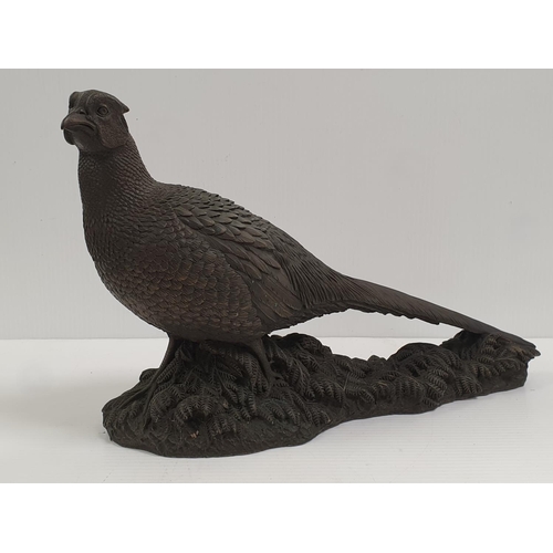 331 - Large Genesis Pheasant Ornament, H:29 x L:45 x W:15cm