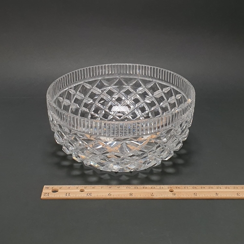 10 - Waterford Crystal Bowl, H:9 x D:20cm