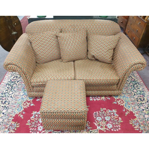 172 - Upholstered 2 + 2 + Footstool