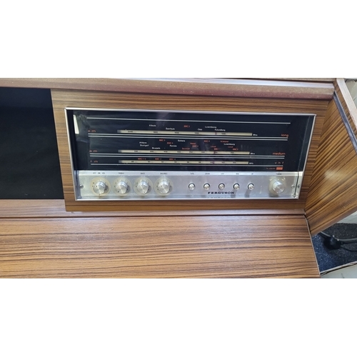 Ferguson teak radiogram with Garrard turntable, c.1970s
