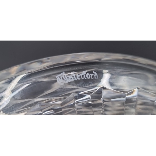 182 - Waterford Cut Crystal Brandy Decanter with Hanging Label H:18cm x W:19cm.