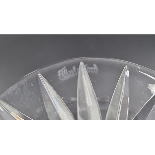 184 - Set of 6 Waterford cut crystal brandy balloons H:11cm x W:9cm.