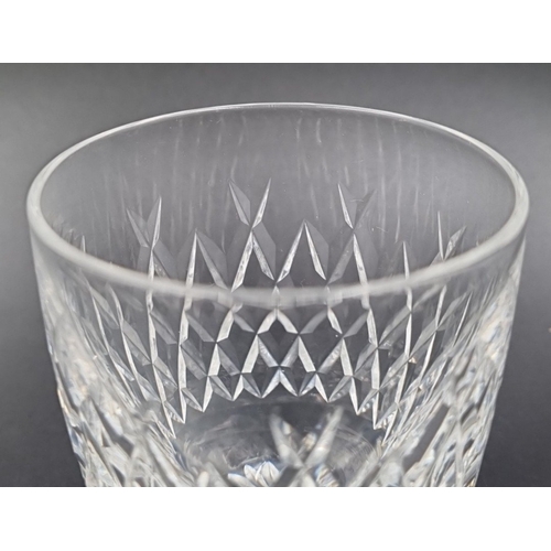 186 - Set of 4 cut crystal tumblers