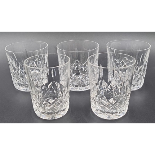 187 - Lot of 5x Waterford Crystal Tumblers (3 + 2)