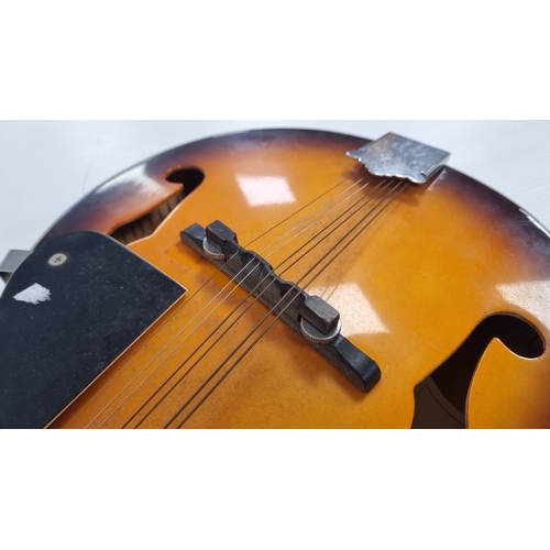 120 - Antoria 12-string sunburst mandolin H:69cm x W:27cm.