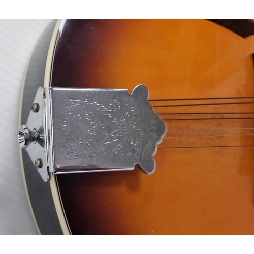 120 - Antoria 12-string sunburst mandolin H:69cm x W:27cm.