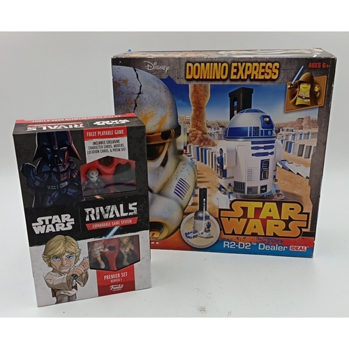 213 - Assorted toys and games incl. New Holland RC tractor, Disney jigsaws, Star Wars sets and Airfix kit