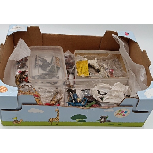 215 - Collection of mixed lead toy figures