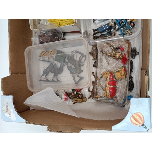 215 - Collection of mixed lead toy figures