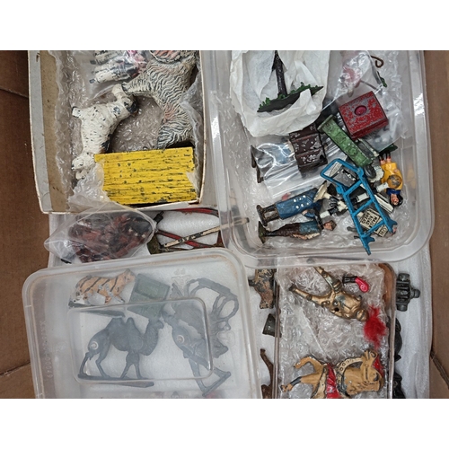 215 - Collection of mixed lead toy figures