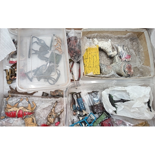 215 - Collection of mixed lead toy figures