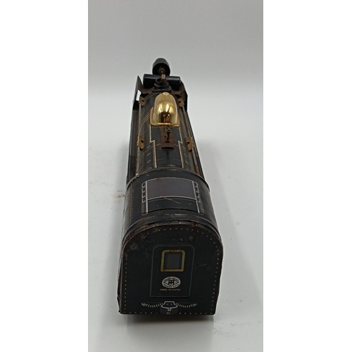 216 - Japanese vintage tinplate model steam locomotive