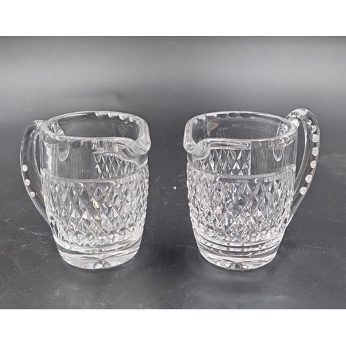 193 - Lot of 3x Waterford Crystal Pieces : two small jugs and a bowl H:16cm.