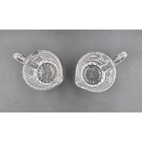 193 - Lot of 3x Waterford Crystal Pieces : two small jugs and a bowl H:16cm.