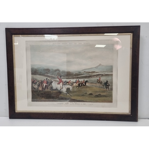 203 - Framed engraving, ‘Tipperary Glory — The Marquis at Home’ after F. C. Turner H:70cm x W:98cm.