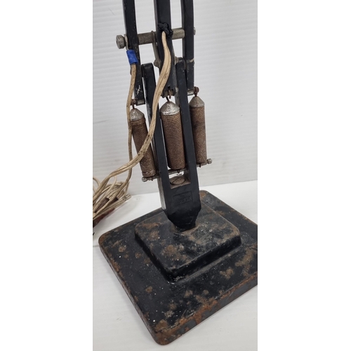 301 - Herbert Terry & Sons Ltd Anglepoise desk lamp H:94cm x W:15cm x D:15cm.