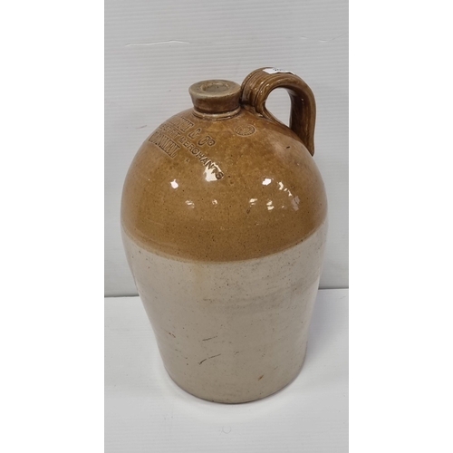 208 - O’Keeffe & Co, Clonmel stoneware flagon, H: 43cm