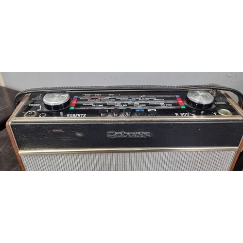 Lot of 2x Vintage Radios, including Roberts R600 Portable