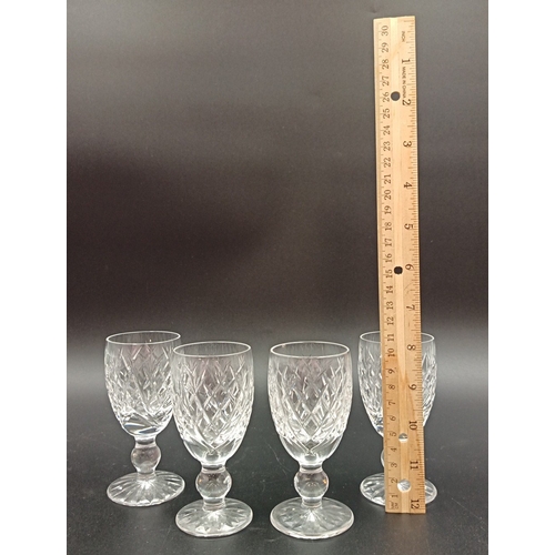 101 - Set of 4x Waterford Crystal Short Glasses