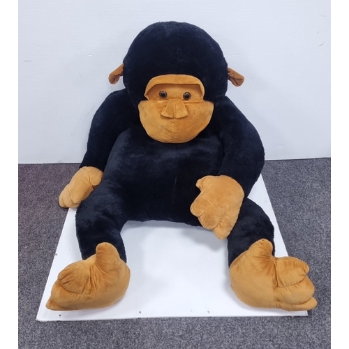 13 - Smyths Toys ‘George the Gorilla’ oversized plush toy, H:(sitting): 106 cm, H(standing): 136cm.