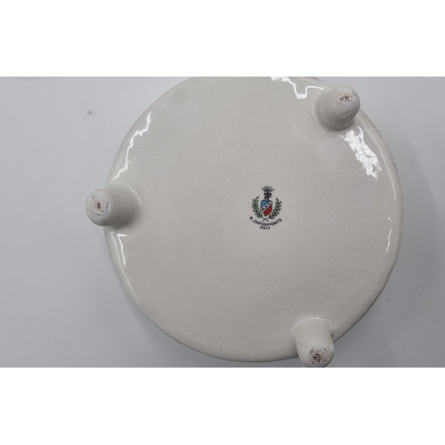 31 - Lot of 3x Capodimonte-style Italian porcelain ornaments