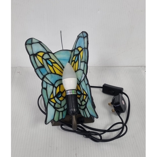 39 - Tiffany-style butterfly table lamp