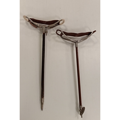 54 - Lot of 2x  Vintage Shooting Sticks