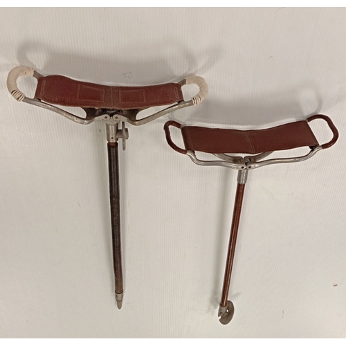 54 - Lot of 2x  Vintage Shooting Sticks