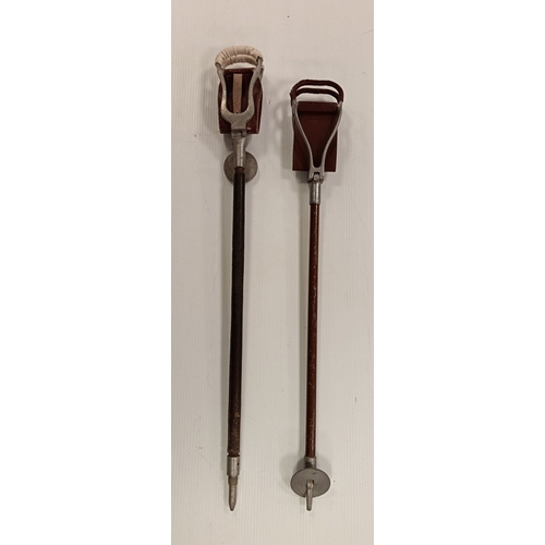 54 - Lot of 2x  Vintage Shooting Sticks