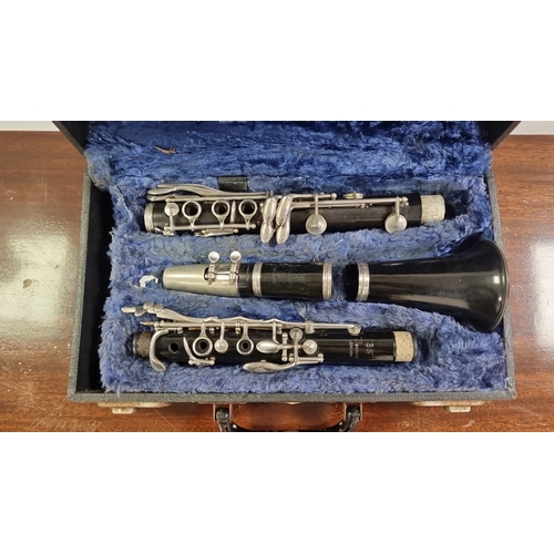 69 - Clarinet with Case, Reeds and Tutor Book