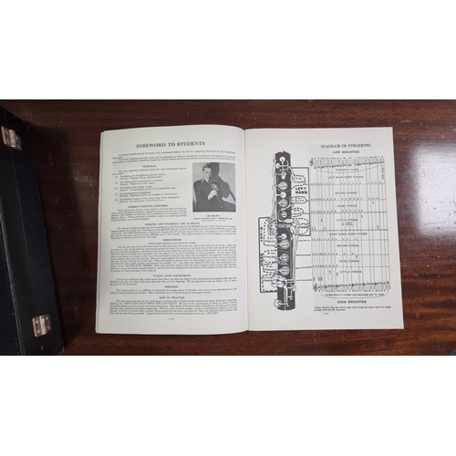 69 - Clarinet with Case, Reeds and Tutor Book