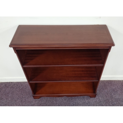 95 - William Bartlett ‘Collections’ Open Bookcase, Made in England, H: 96cm x W: 88cm x D: 30.5cm